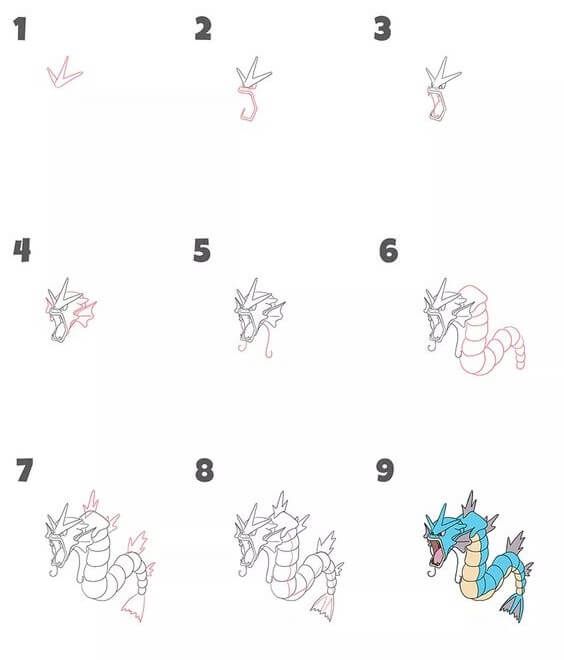 Gyarados dessin