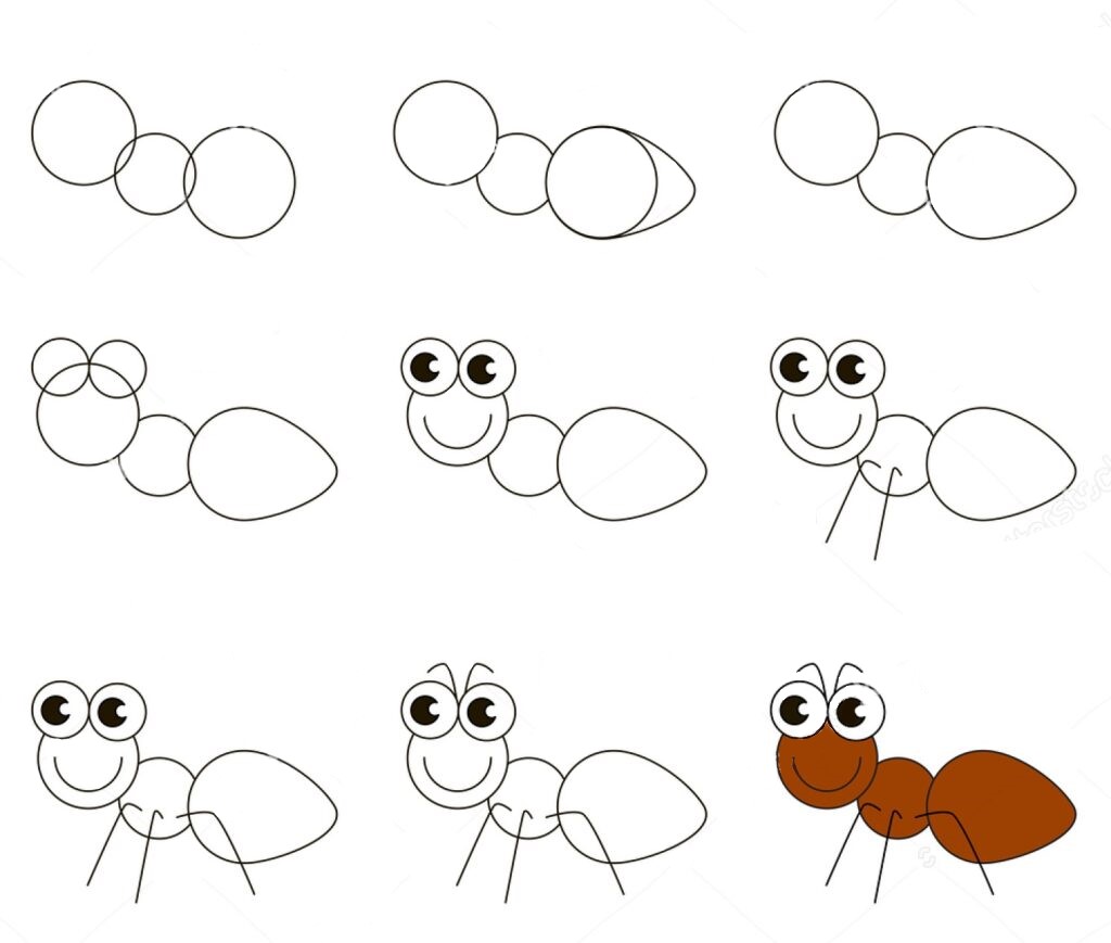 Happy ants dessin