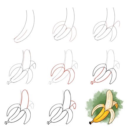 Idée banane (14) dessin