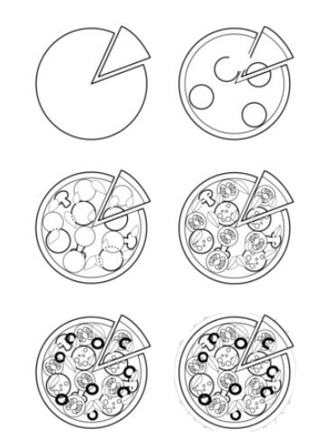 Idée de pizza (14) dessin