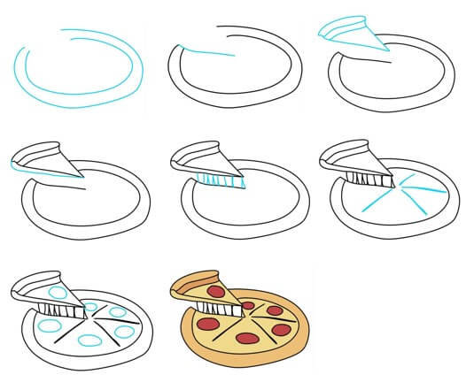 Idée de pizza (5) dessin