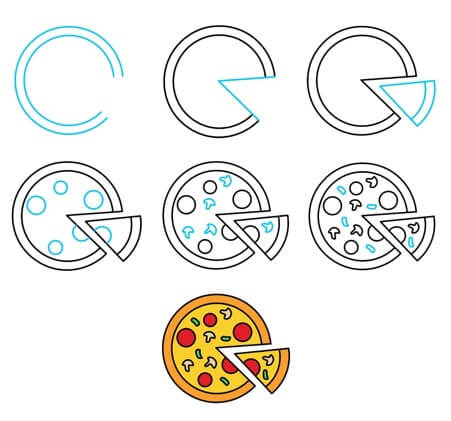 Idée de pizza (6) dessin