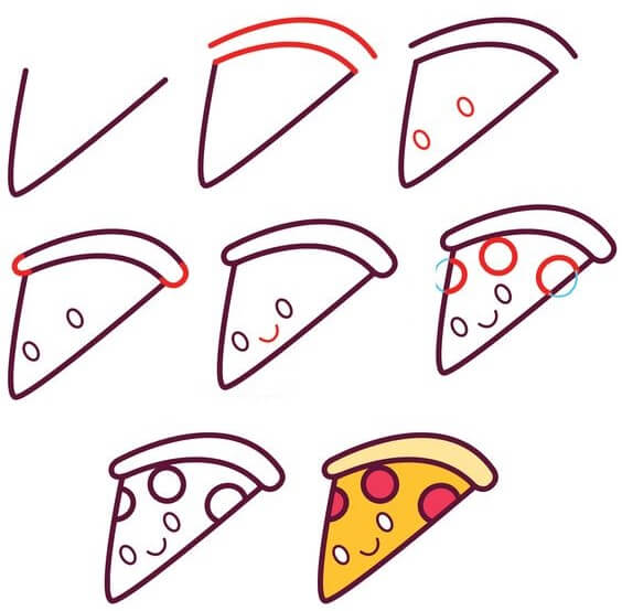 Idée de pizza (7) dessin