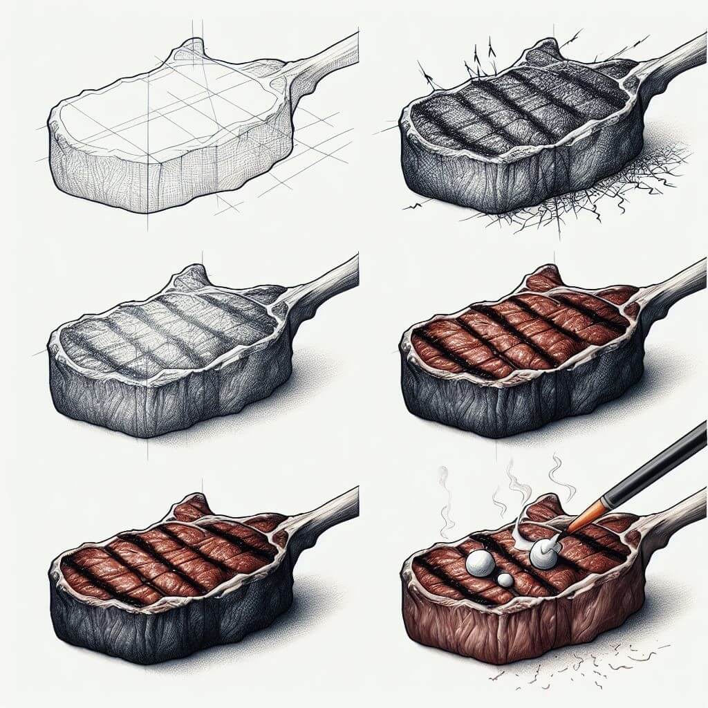 Idée de steak 11 dessin