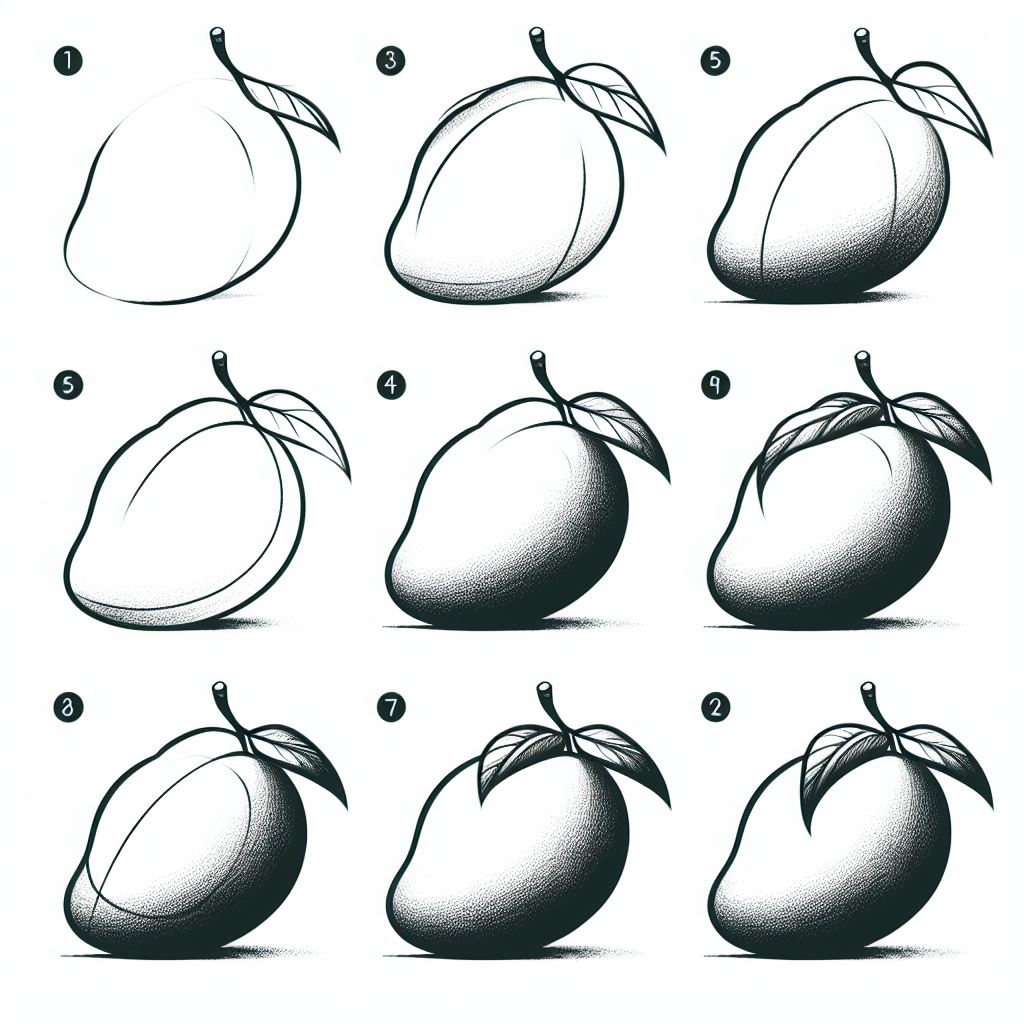 Idée mangue (7) dessin