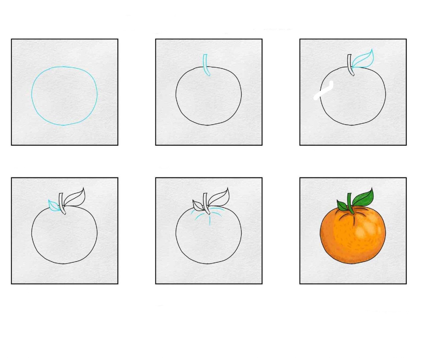 Idée orange (2) dessin