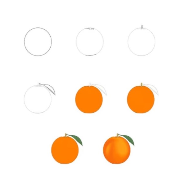 Idée orange (5) dessin
