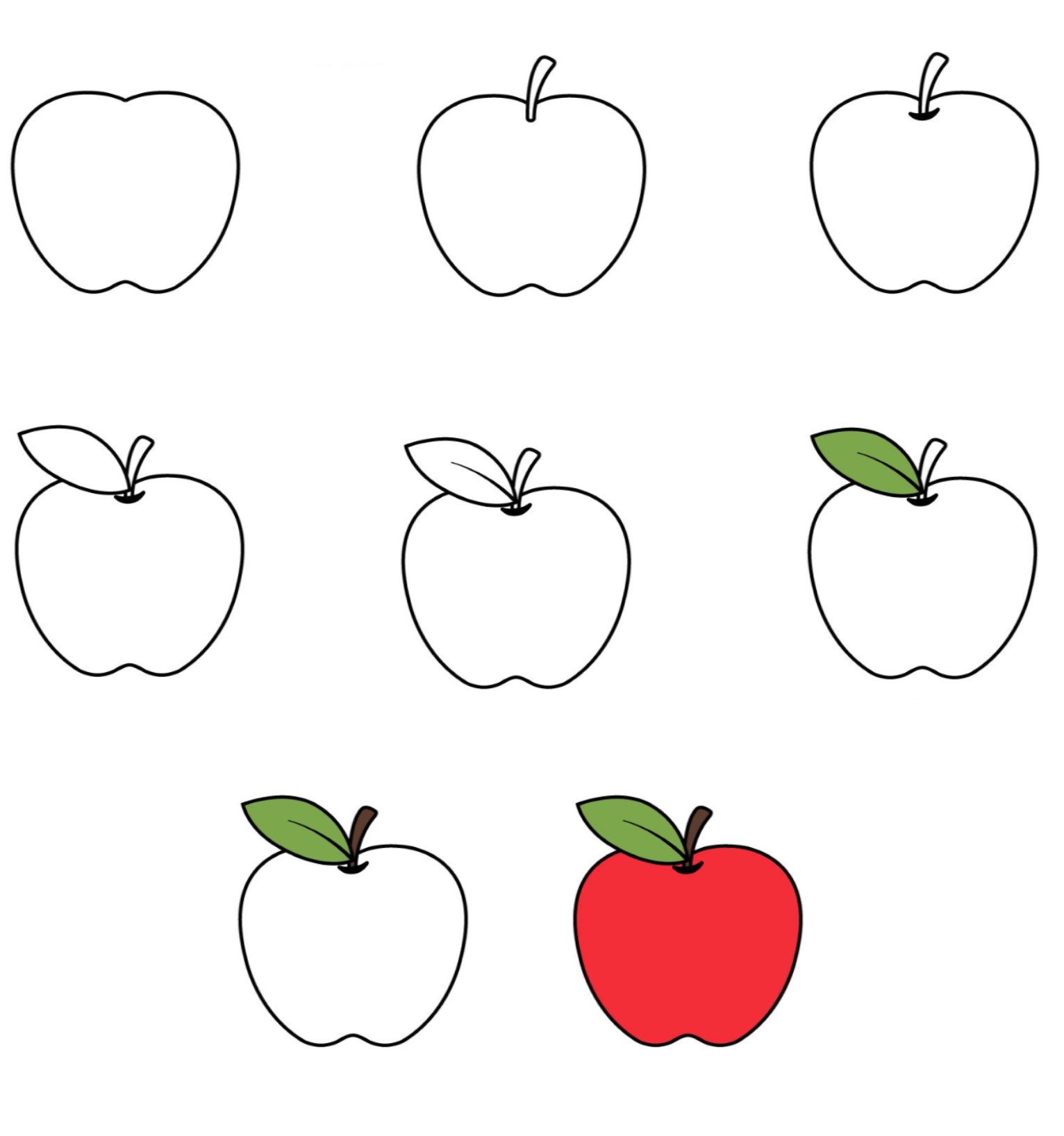 Idée pomme (11) dessin