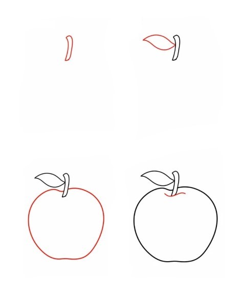 Idée pomme (12) dessin