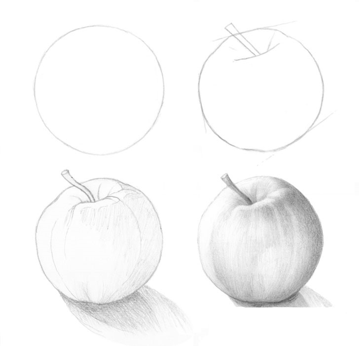 Idée pomme (2) dessin