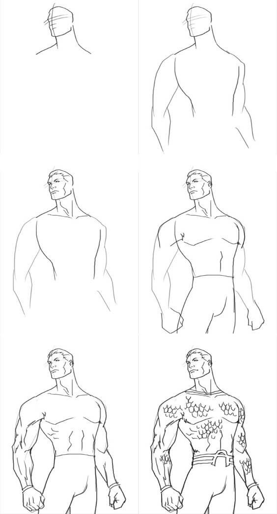 Idée Aquaman (6) dessin