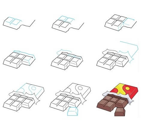 Idée chocolat (3) dessin
