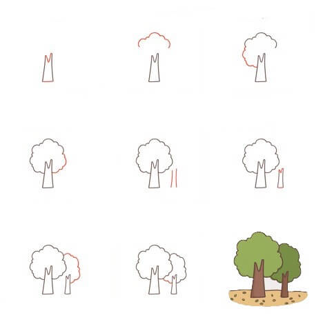 Idée d'arbre (12) dessin