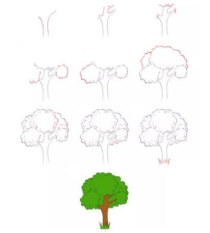Idée d'arbre (6) dessin