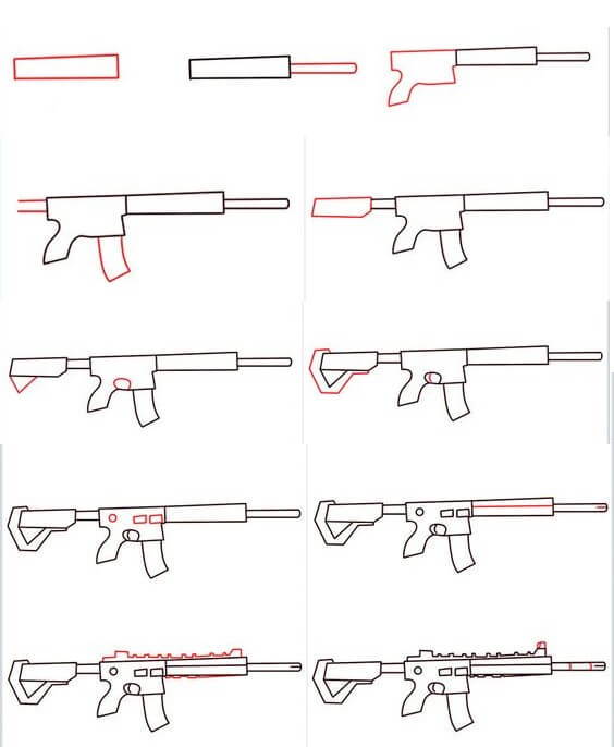 Idée d'arme à feu (2) dessin