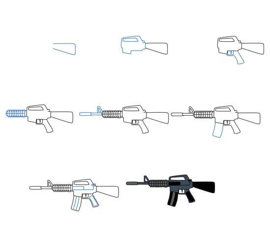 Idée d'arme à feu (6) dessin