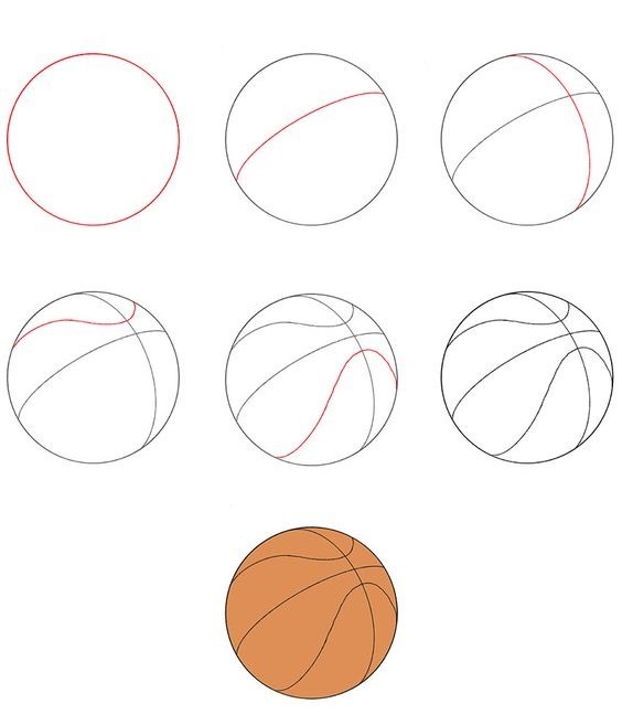 Idée de basket (3) dessin