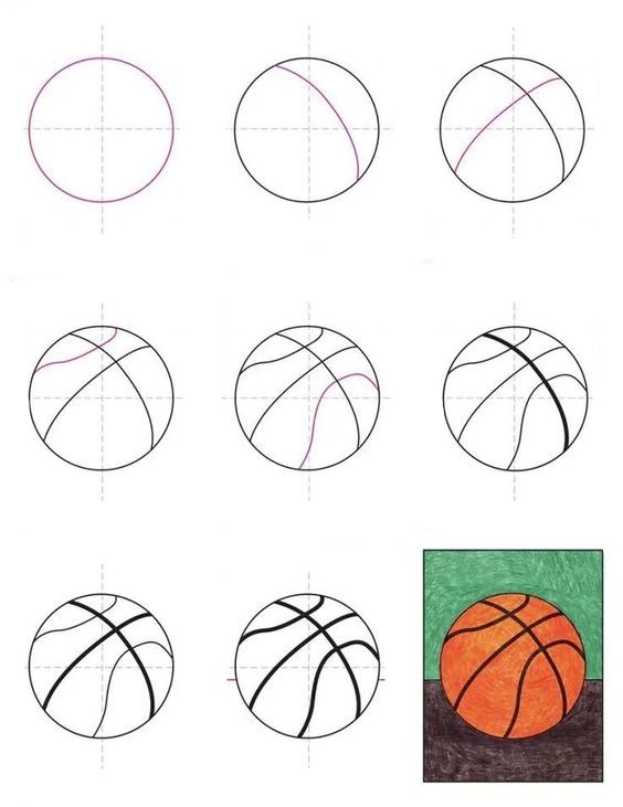 Idée de basket (9) dessin