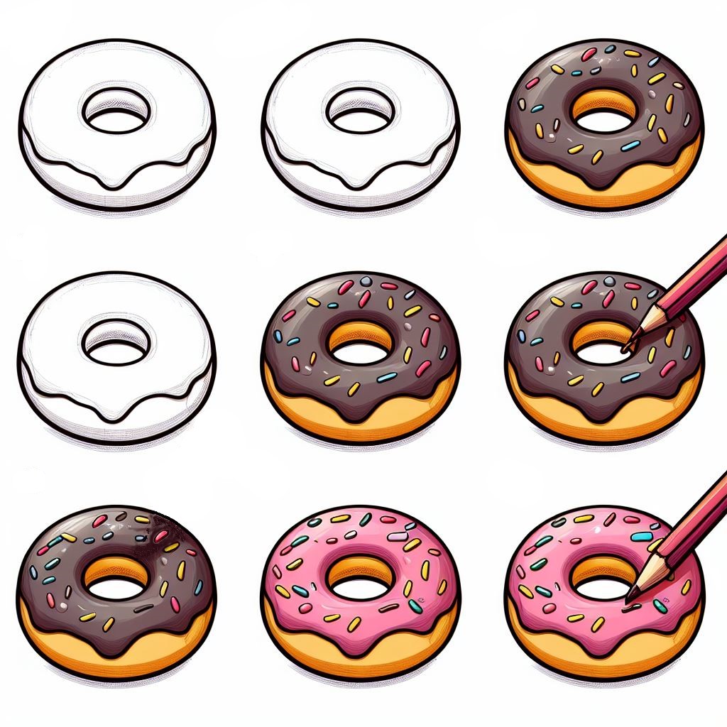Donut dessin
