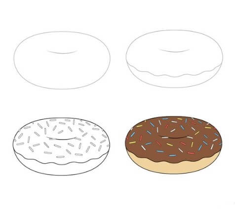 Idée de beignet (8) dessin