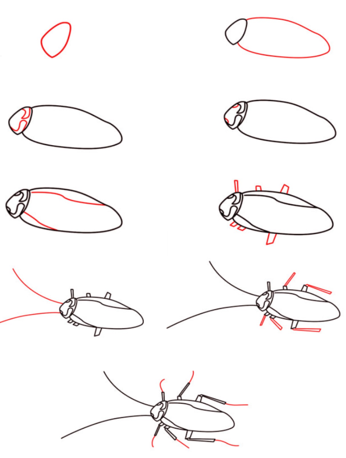 Idée de cafards (4) dessin