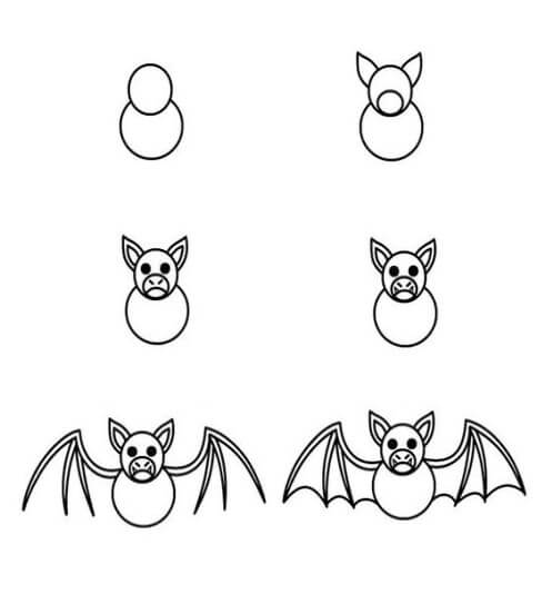 Idée de chauve-souris (2) dessin