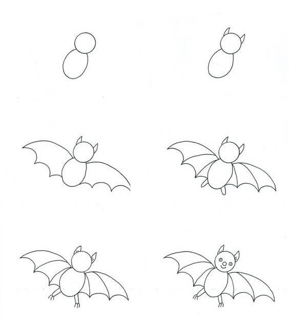Idée de chauve-souris (4) dessin