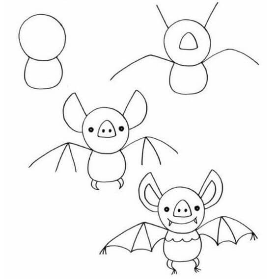 Idée de chauve-souris (8) dessin