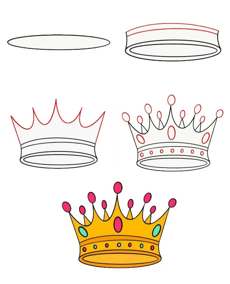 Idée de couronne (10) dessin