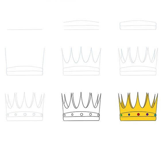 Idée de couronne (13) dessin