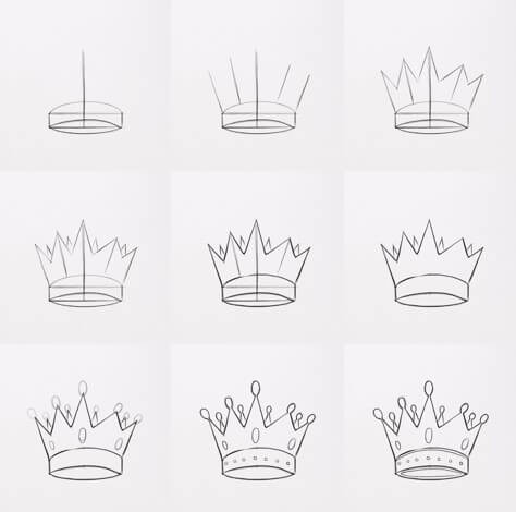Idée de couronne (16) dessin