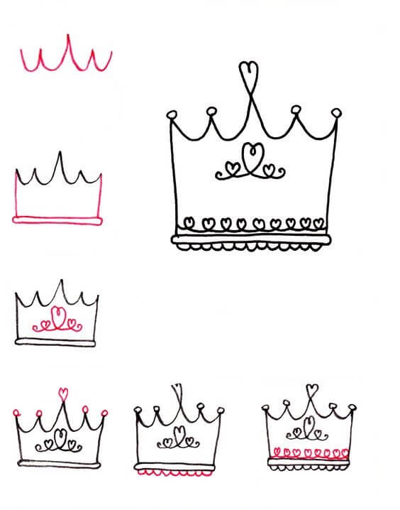 Idée de couronne (2) dessin