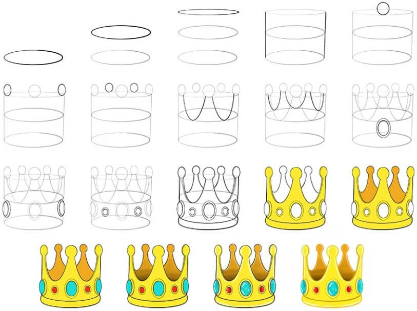Idée de couronne (22) dessin