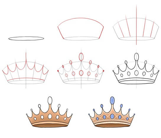 Idée de couronne (27) dessin