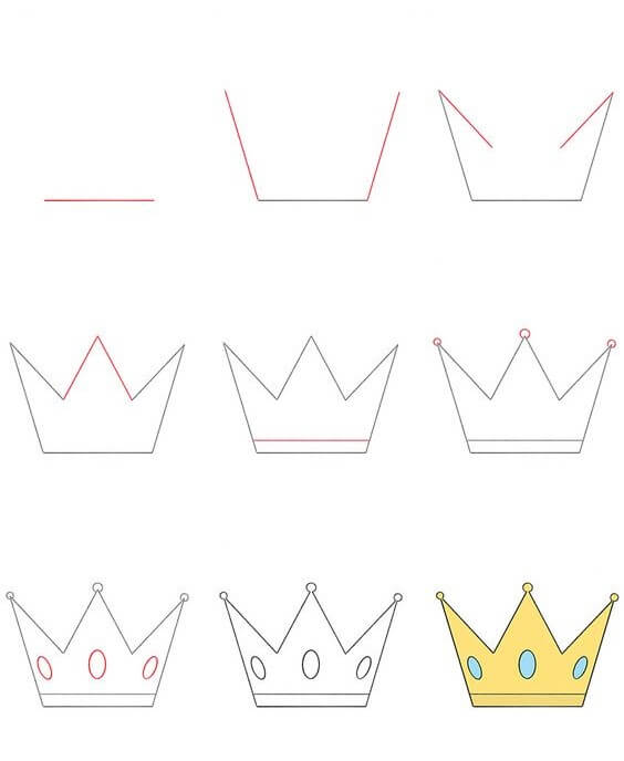Idée de couronne (3) dessin