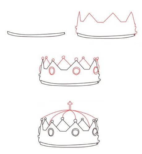Idée de couronne (5) dessin
