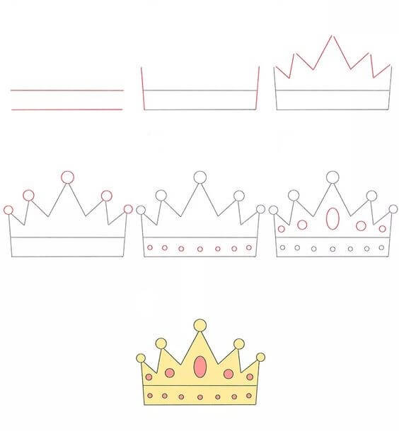 Idée de couronne (8) dessin