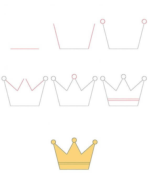 Idée de couronne (9) dessin