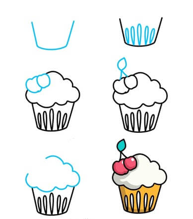 Idée de cupcakes (11) dessin