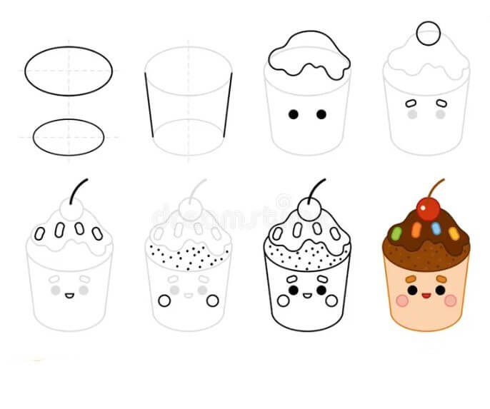 Idée de cupcakes (13) dessin