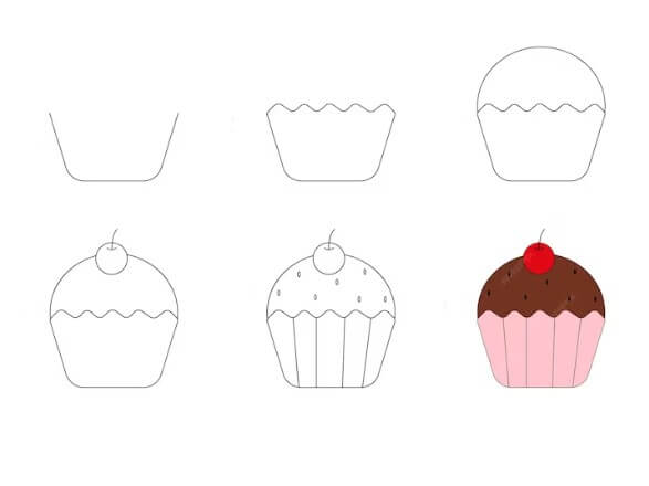Idée de cupcakes (14) dessin