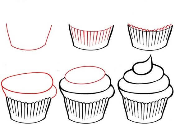 Idée de cupcakes (19) dessin