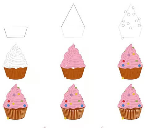 Idée de cupcakes (5) dessin