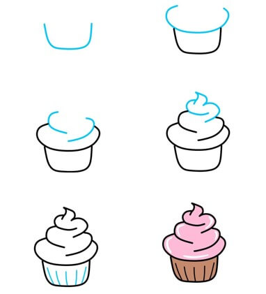 Idée de cupcakes (9) dessin