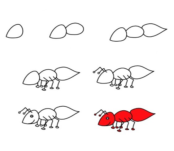 Idée de fourmi (11) dessin