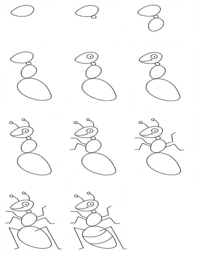 Idée de fourmi (18) dessin