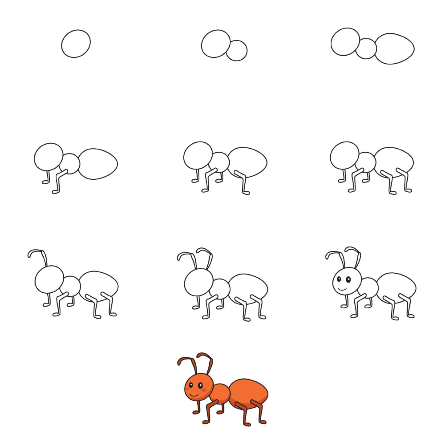 Idée de fourmi (20) dessin