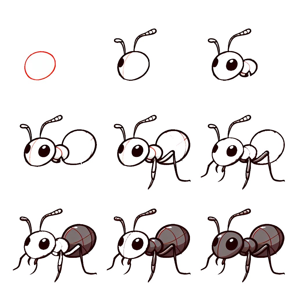 Idée de fourmi (22) dessin