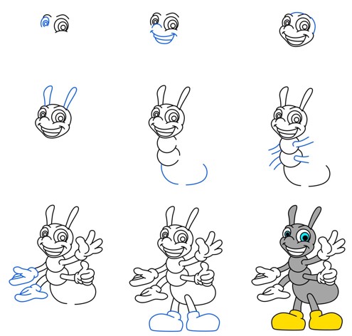 Idée de fourmi (8) dessin