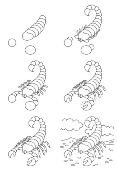 Idée Skorpioni (13) dessin